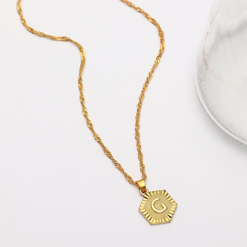 Necklace with 26 Uppercase English Letters