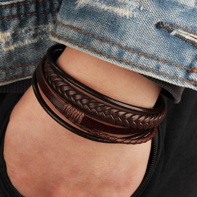 Fashion Leather Bracelet for Men