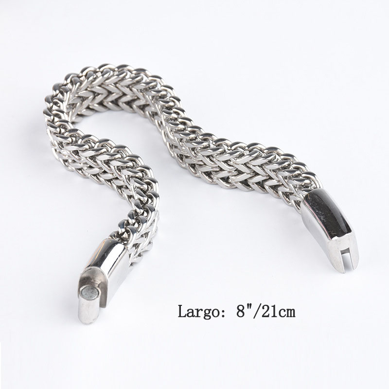 Men's Double Row Titanium Steel Bracelet