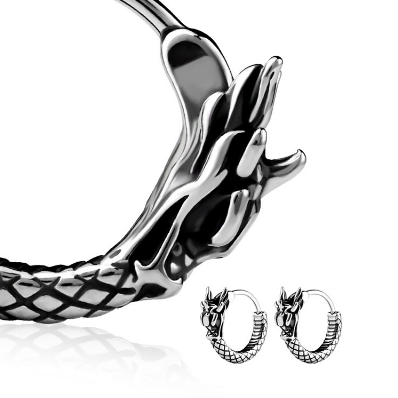 Dragon Earrings for Men