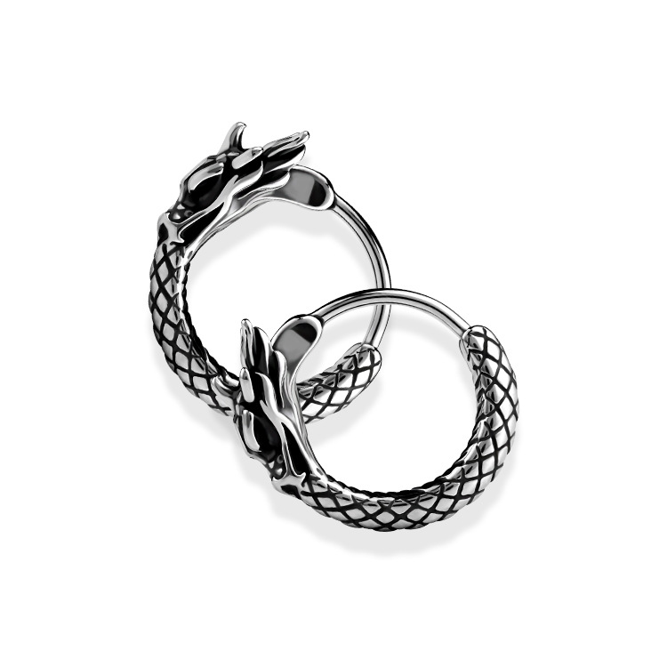 Dragon Earrings for Men