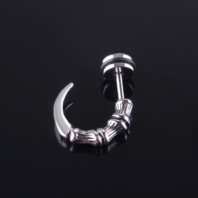 Stainless Steel Eagle Claw Earrings