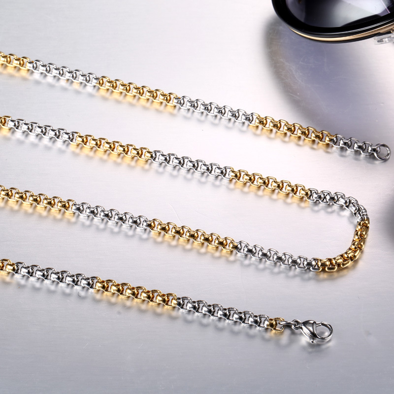 4.5mm Two Color Box Chain