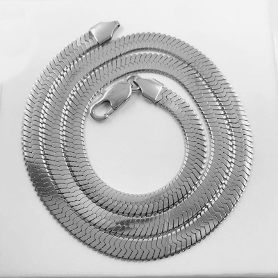 6mm Titanium Steel Herringbone Chain