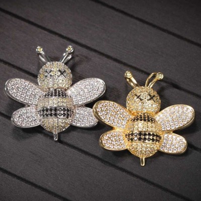 The Newest Iced Bee Pendant