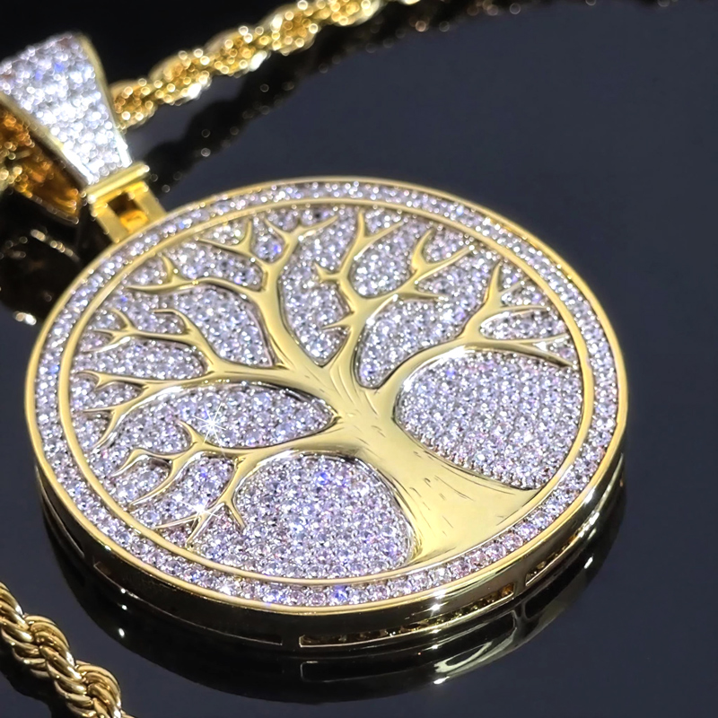 Two-tone Tree of Life Medallion Pendant Two-tone Tree of Life Medallion Pendant