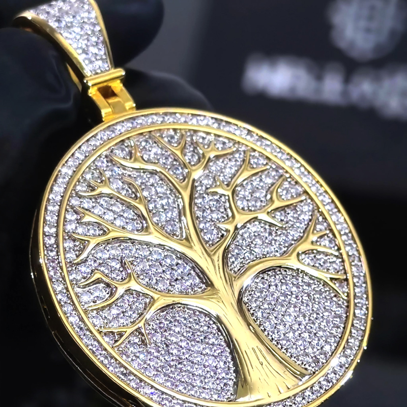 Two-tone Tree of Life Medallion Pendant Two-tone Tree of Life Medallion Pendant