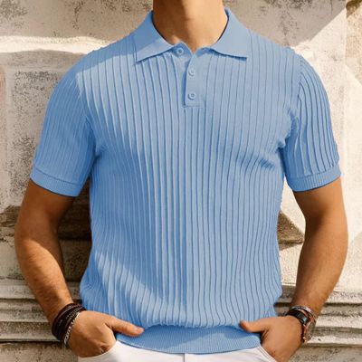 Candy Color Casual Polo Shirt