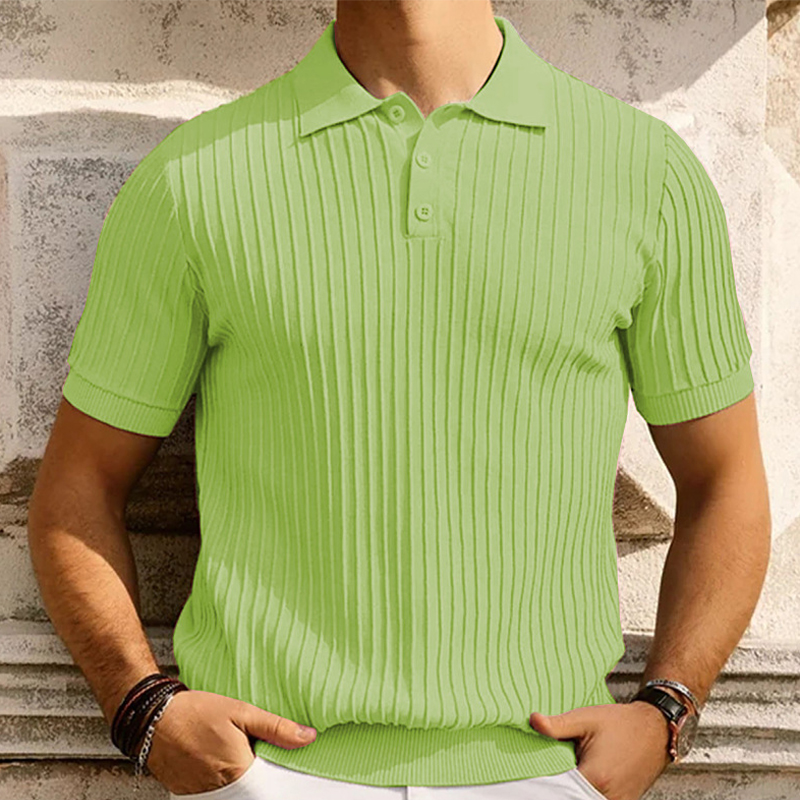 Candy Color Casual Polo Shirt