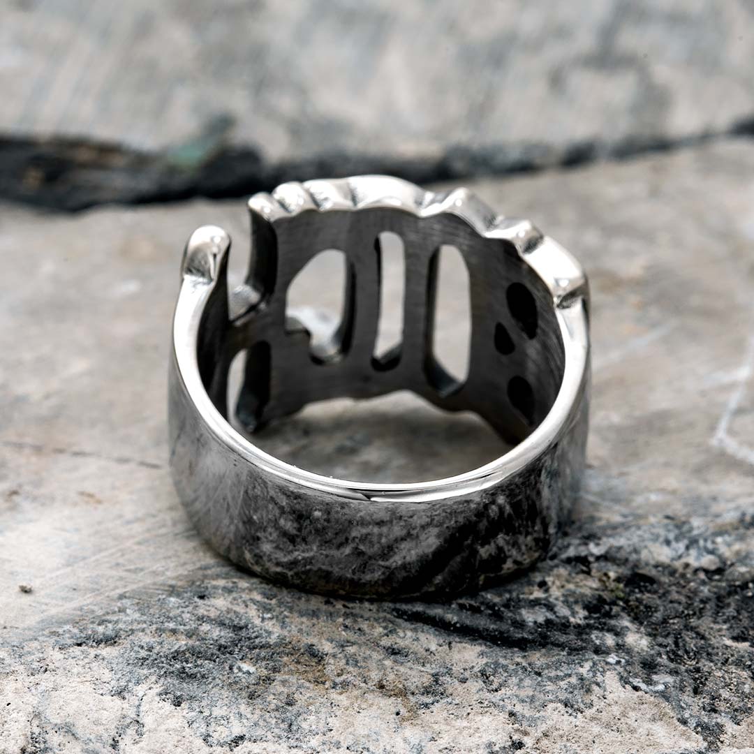 "BITCH" Letter Stainless Steel Ring