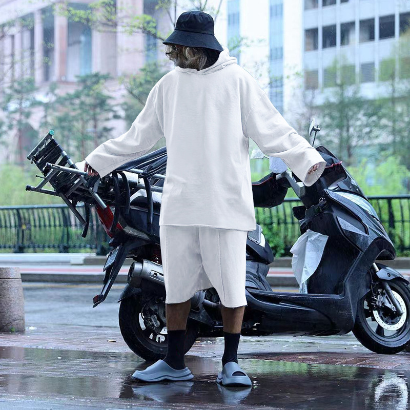 Sport Hip Hop Hooded Long Sleeve Suit