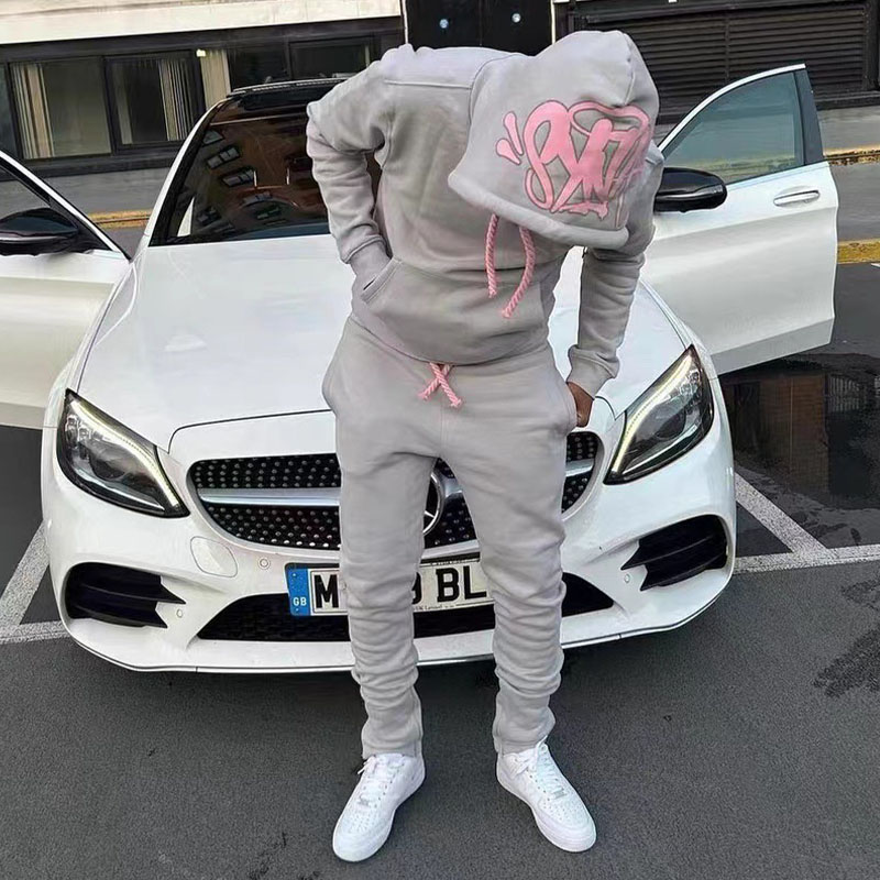 Hip Hop Hoodie Syna Printed Sweatshirt Set