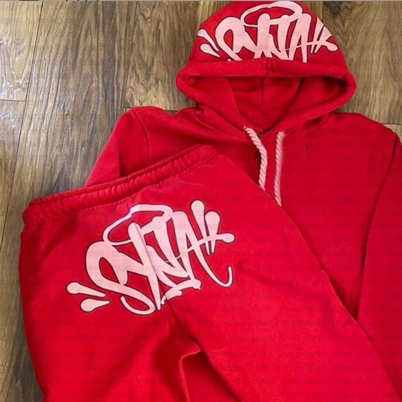 Hip Hop Hoodie Syna Printed Sweatshirt Set