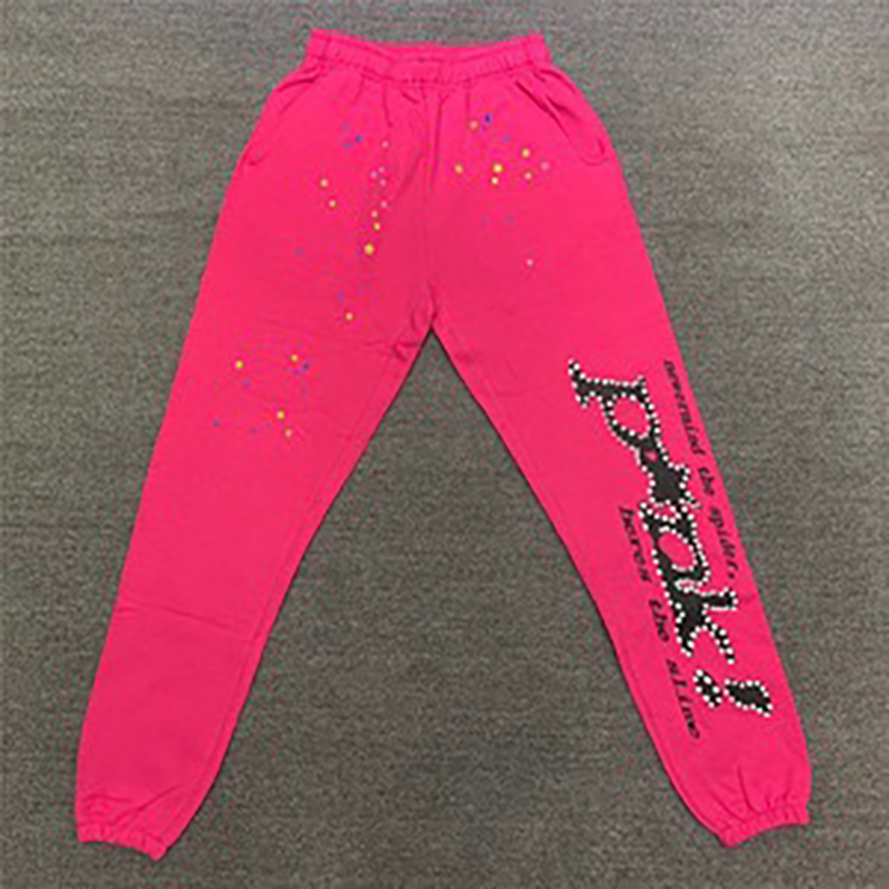 Street Pink Hoodie + Sweatpants Two-Piece Set