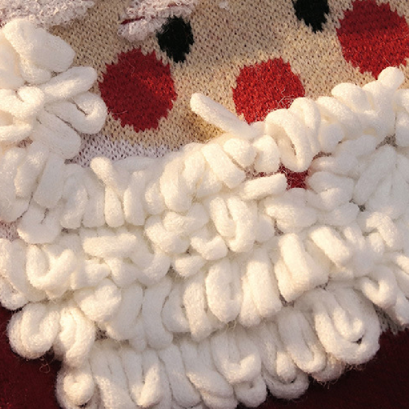 Round Neck Long Sleeve Warm Christmas Sweater