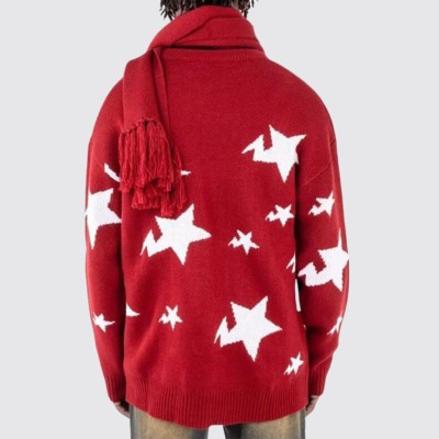 Christmas Red Vintage Sweater