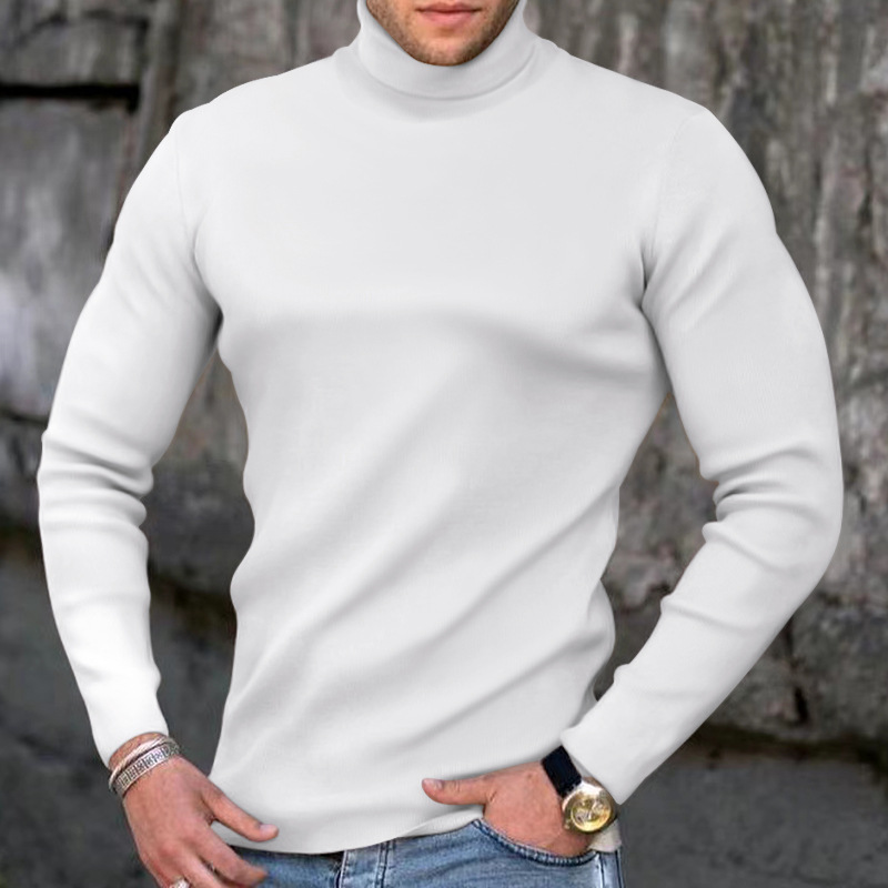 Long Sleeve High Neck Undercoat Sports Fitness T-shirts