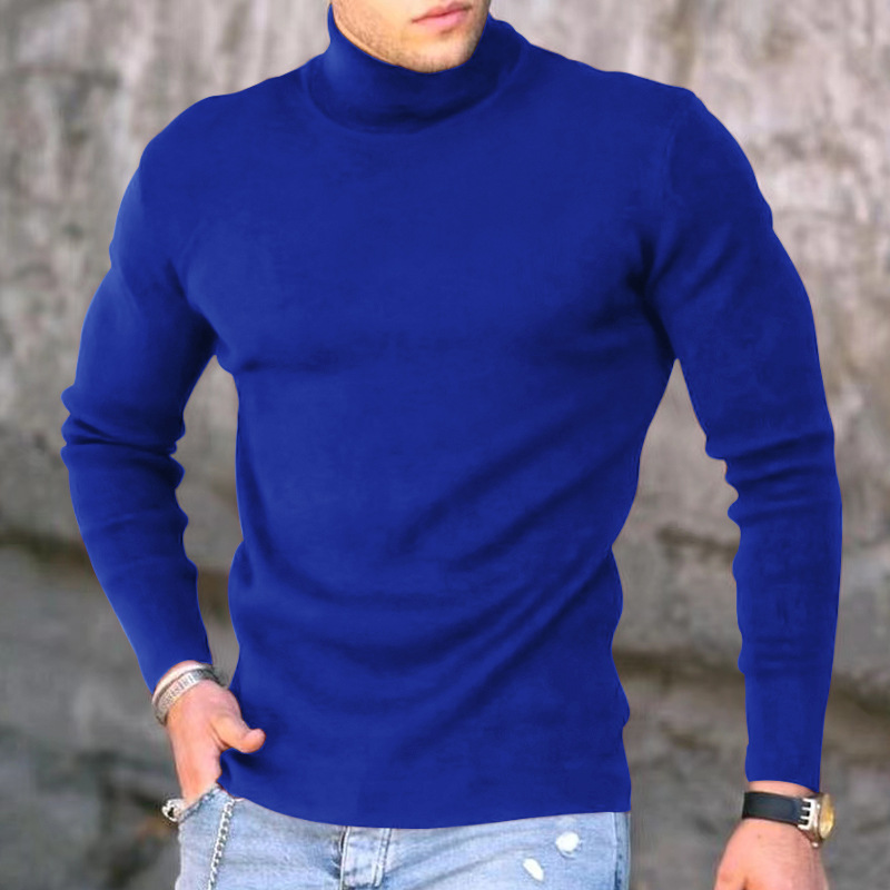 Long Sleeve High Neck Undercoat Sports Fitness T-shirts