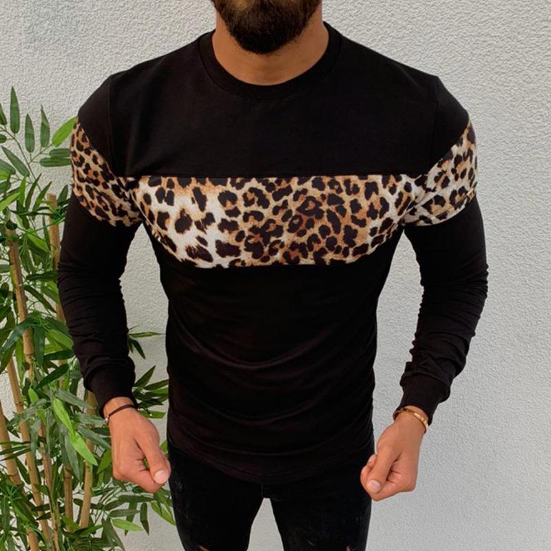 Leopard Crewneck T-Shirt