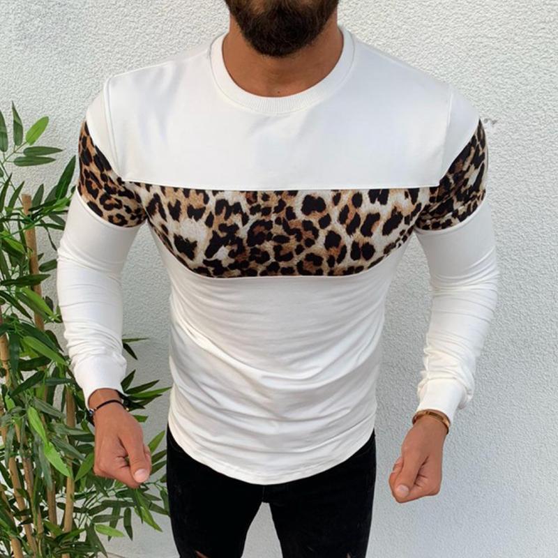 Leopard Crewneck T-Shirt