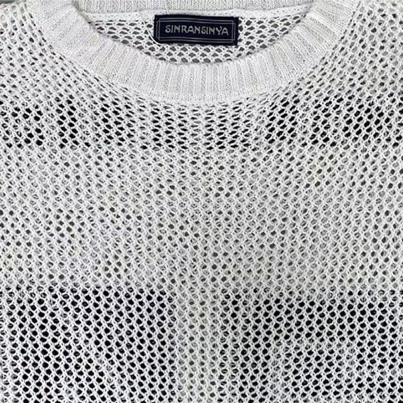 Stylish Design Hollow Knit T Shirt