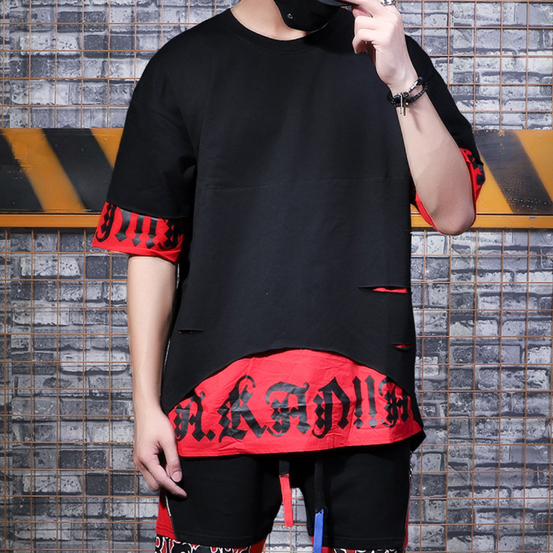 Loose B-boy Hip-hop Half-sleeve T-shirt