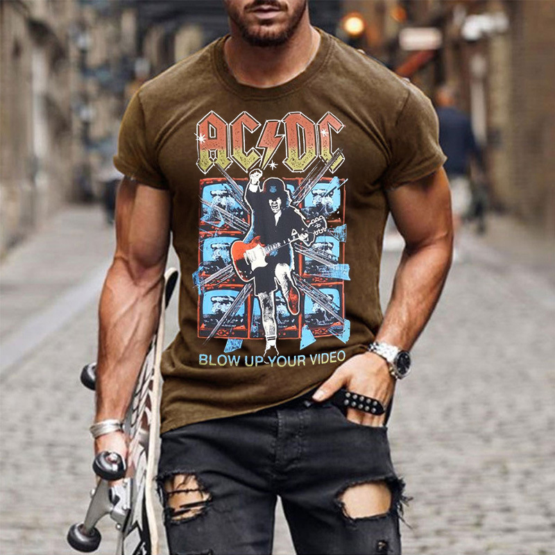 Rock Band Print T-shirt Rock Band Print T-shirt