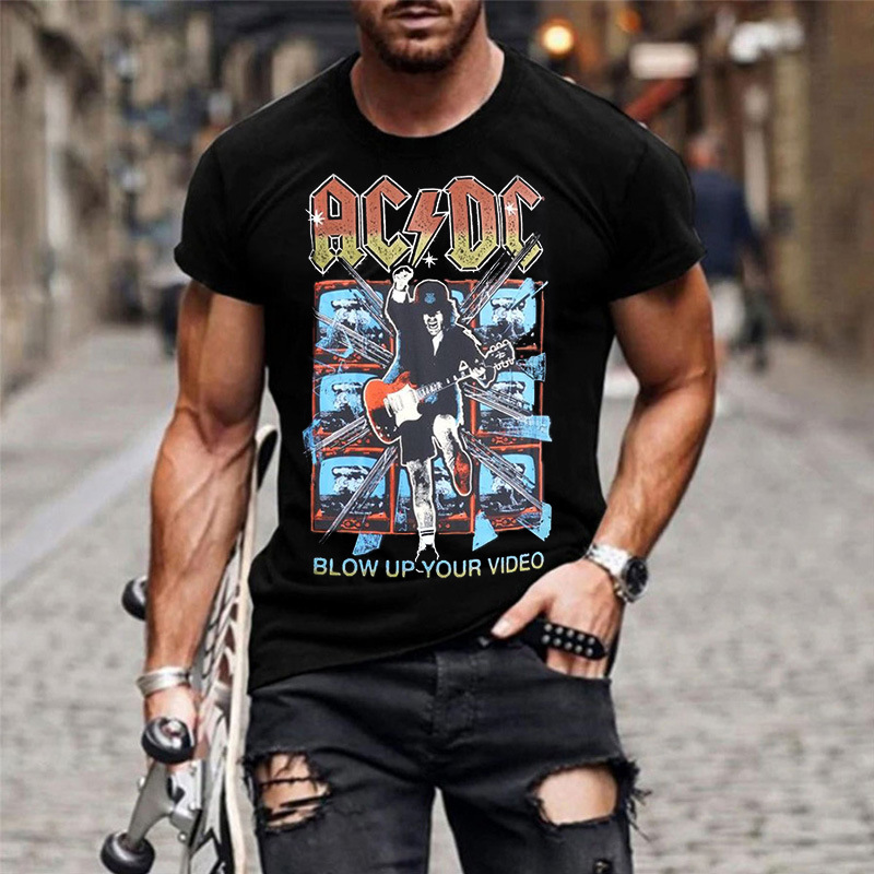 Rock Band Print T-shirt Rock Band Print T-shirt