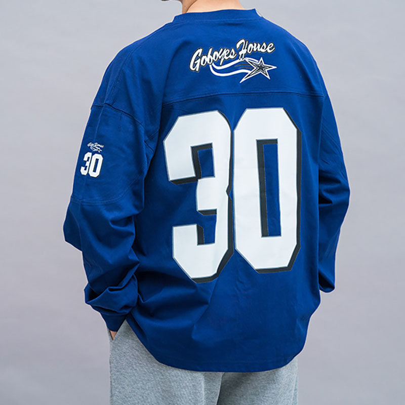 Vintage Long Sleeve Rugby T-Shirt