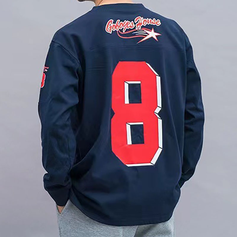 Vintage Long Sleeve Rugby T-Shirt