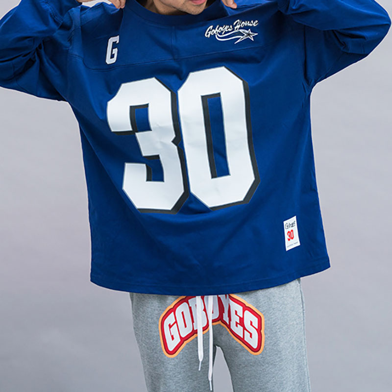 Vintage Long Sleeve Rugby T-Shirt