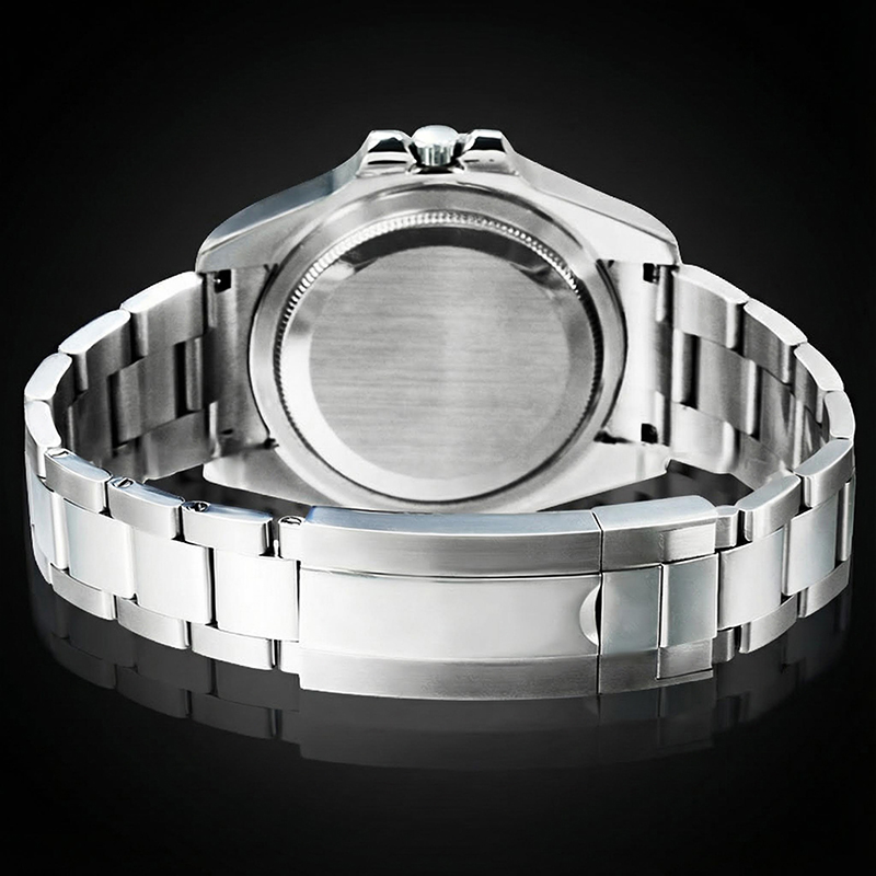 40mm Two Tone Iced Blue Dial Watch In White Gold 40mm Two Tone Iced Blue Dial Watch In White Gold