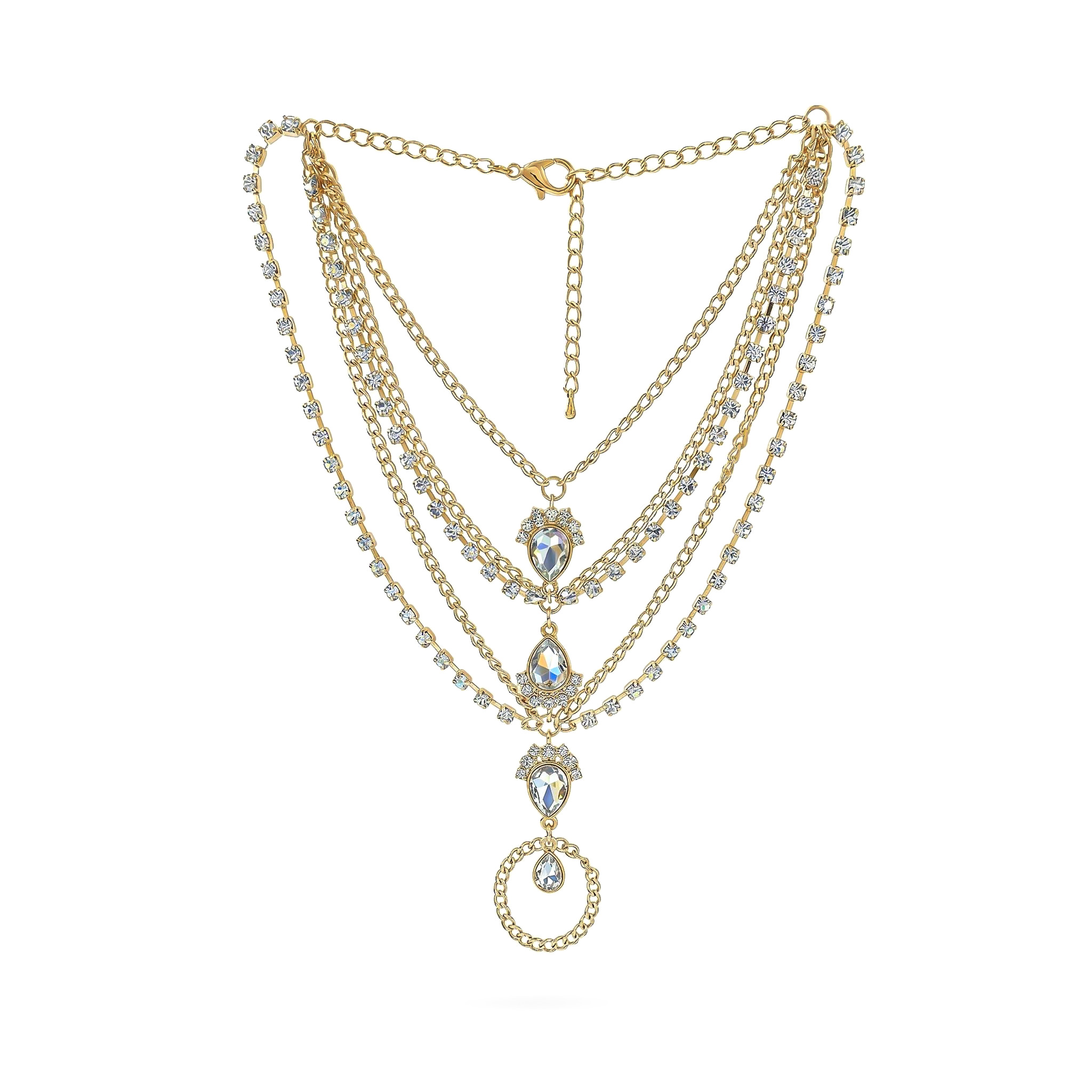 Boho Beach Crystal Anklet