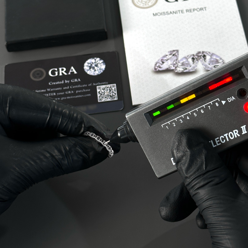 0.38CT Black Round Cut VVS Moissanite S925 Silver Wedding Band