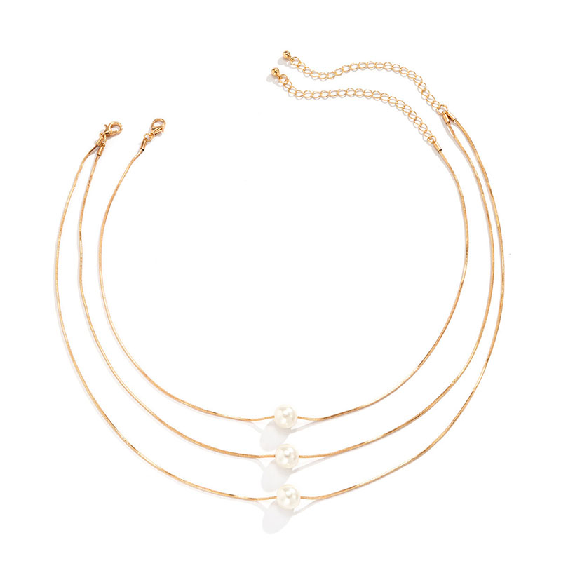 Multilayer Thin Snake Chain Necklace