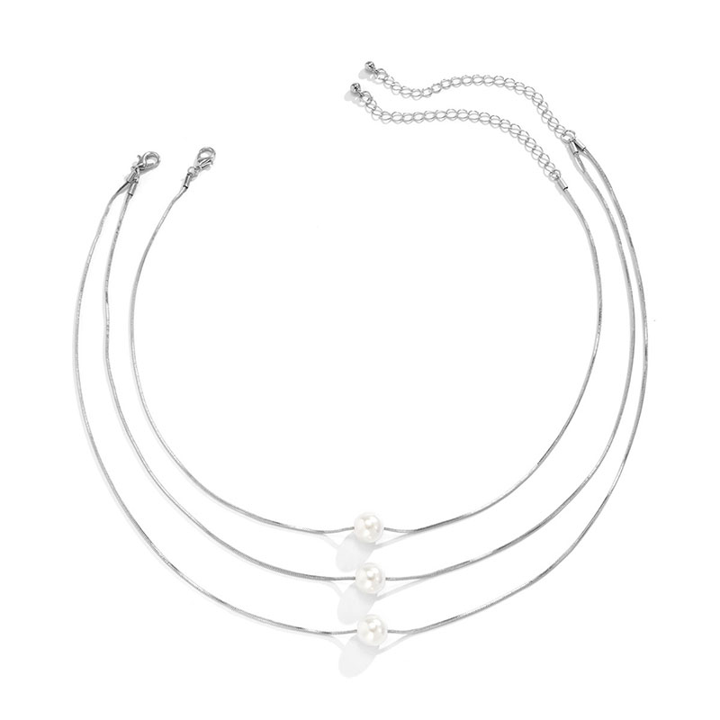 Multilayer Thin Snake Chain Necklace