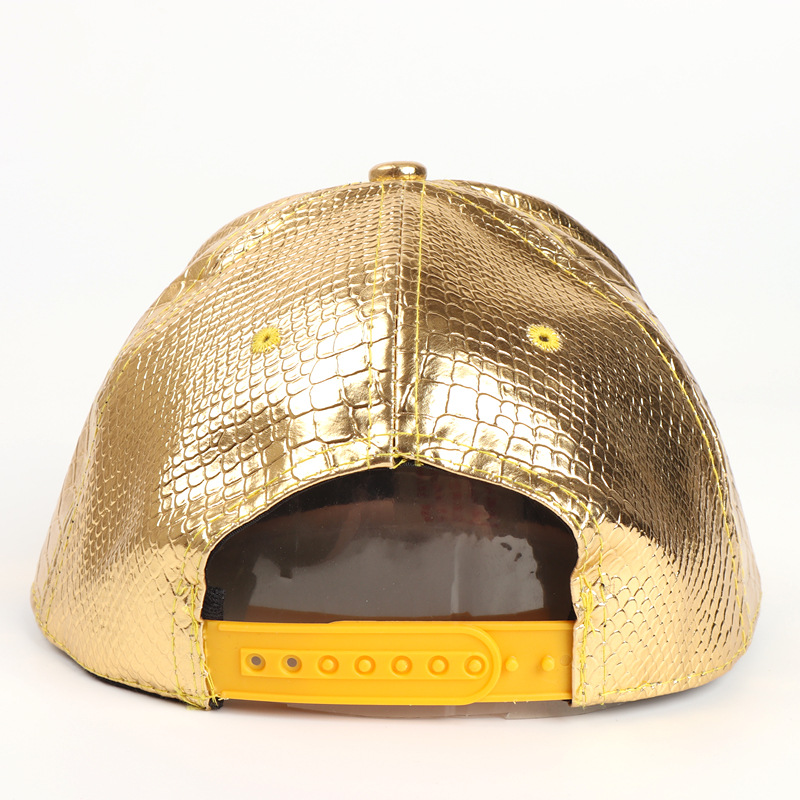 Doller Style Rhinestone PU Leather Snapback Hat