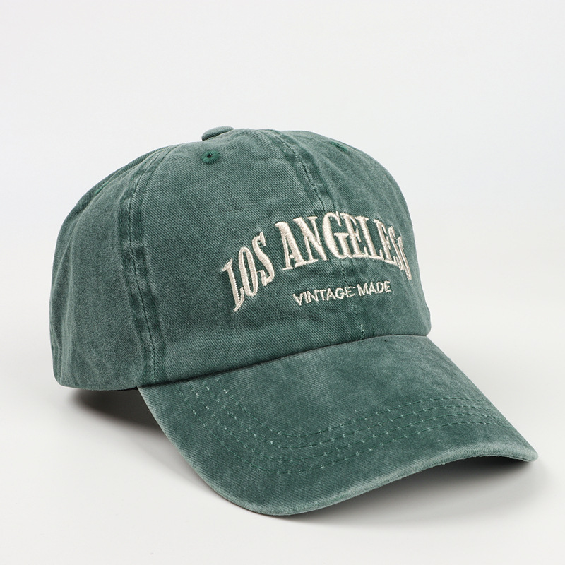 Los Angeles Embroidered Baseball Cap Trucker Dad Hat with Adjustable Buckle