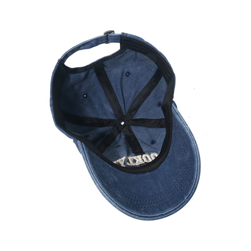 Brooklyn Embroidered Baseball Cap Trucker Dad Hat with Adjustable Buckle