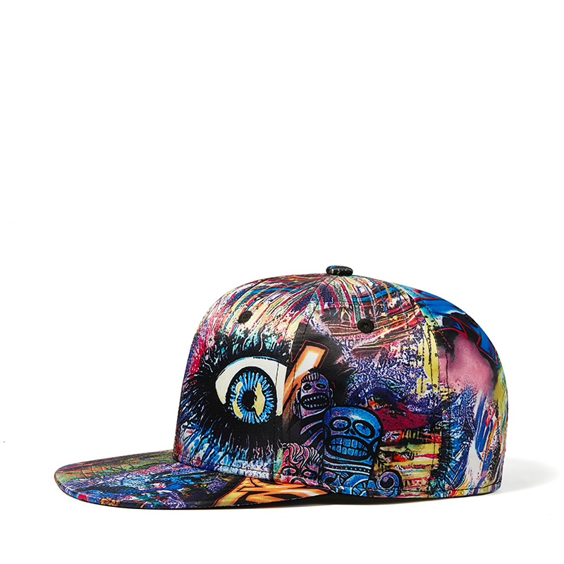 Colorful Graffiti Snapback Hat for Men Women