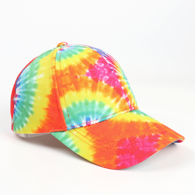 Rainbow Tie Dye Baseball Cap