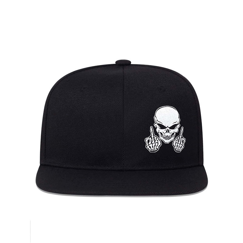 Halloween Skull Snapback Hat