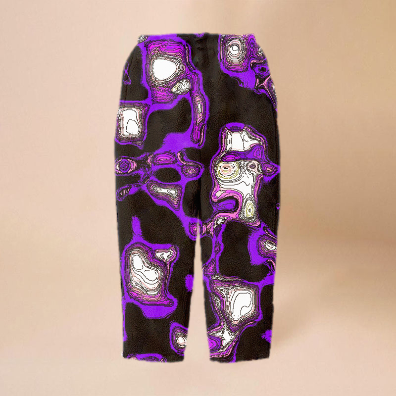 Render Print Flannel Track Pants