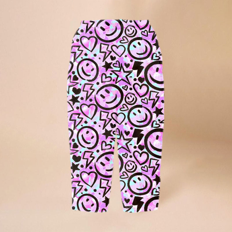 Render Print Flannel Track Pants