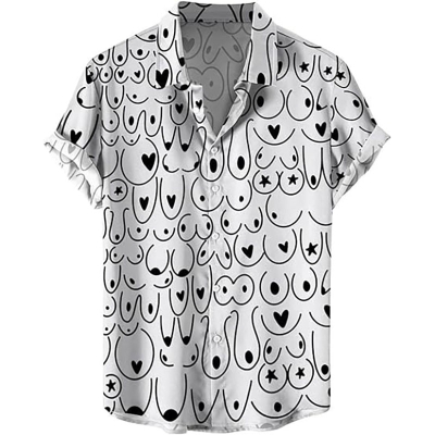 Goose Chest Print T-shirt