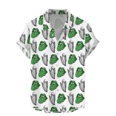 St. Patrick's Day Hidden Rooster Print Shirt