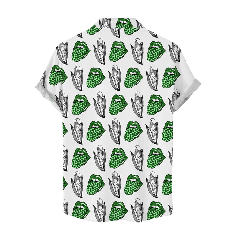 St. Patrick's Day Hidden Rooster Print Shirt