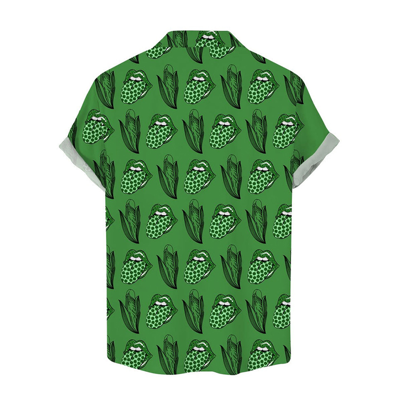 St. Patrick's Day Hidden Rooster Print Shirt