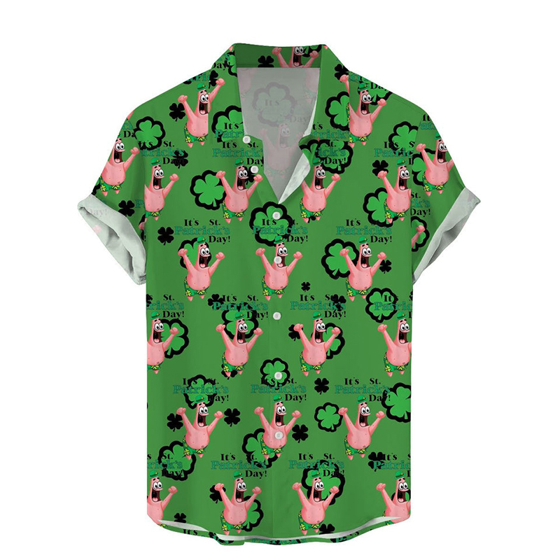 St. Patrick's Day Hidden Rooster Print Shirt