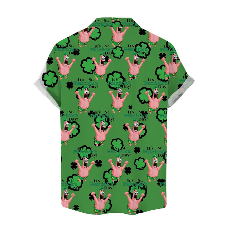 St. Patrick's Day Hidden Rooster Print Shirt